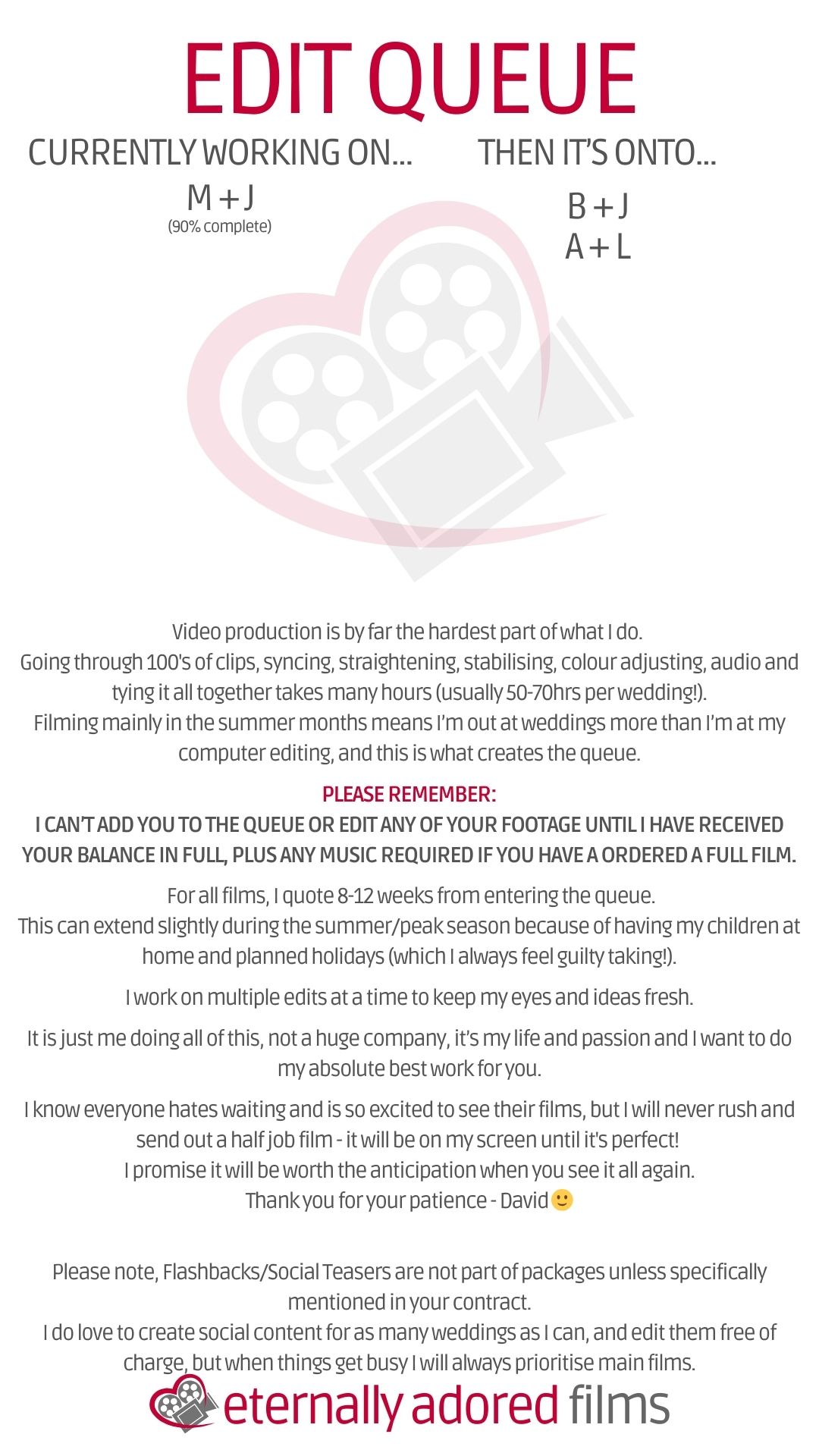 Thank you for all patiently waiting! It will be worth it :-) <br> 